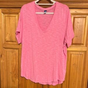 Shrimp Pink B neck Old Navy Tshirt
